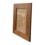 Moldura Personalizada em Madeira Natural Gravada para Quadros e Fotos com Fundo MDF e Vidro - 3x1
