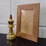 Moldura Personalizada em Madeira Natural Gravada para Quadros e Fotos com Fundo MDF e Vidro - 3x1