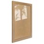 Moldura Personalizada Lisa Para Quadros Revestida com Fundo MDF e Vidro - 2x1