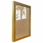 Moldura Personalizada Lisa Revestida para Quadros e Fotos com Fundo Mdf e Vidro - 2x2