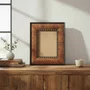Moldura Personalizada Pátina Escovada com Bead & Reel para Quadros e Fotos com Fundo Mdf - 1,6x6,8