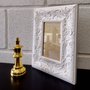 Moldura Personalizada Provençal com Gravação para Quadros e Fotos com Fundo MDF e Vidro - 6x1,5