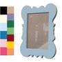 Moldura Provençal Colorida Em Mdf 6 mm Para Quadros Decorativos Com Fundo MDF e Acetato