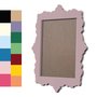 Moldura Provençal Colorida Em MDF 6mm Para Quadros Decorativos Com Fundo MDF