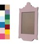 Moldura Provençal Colorida Em MDF 6mm Para Quadros Decorativos Com Fundo MDF