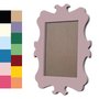 Moldura Provençal Colorida Em MDF 6mm Para Quadros Decorativos Com Fundo MDF