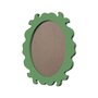 Moldura Provençal Colorida Oval em MDF 6mm Para Quadros Decorativos Com Fundo MDF