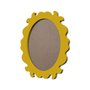 Moldura Provençal Colorida Oval em MDF 6mm Para Quadros Decorativos Com Fundo MDF