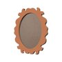 Moldura Provençal Colorida Oval em MDF 6mm Para Quadros Decorativos Com Fundo MDF