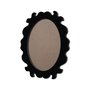 Moldura Provençal Colorida Oval em MDF 6mm Para Quadros Decorativos Com Fundo MDF