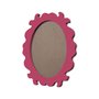 Moldura Provençal Colorida Oval em MDF 6mm Para Quadros Decorativos Com Fundo MDF