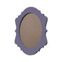 Moldura Provençal Colorida Oval em MDF 6mm Para Quadros Decorativos Com Fundo MDF