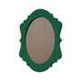Moldura Provençal Colorida Oval em MDF 6mm Para Quadros Decorativos Com Fundo MDF