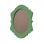 Moldura Provençal Colorida Oval em MDF 6mm Para Quadros Decorativos Com Fundo MDF