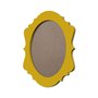 Moldura Provençal Colorida Oval em MDF 6mm Para Quadros Decorativos Com Fundo MDF