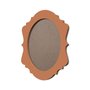 Moldura Provençal Colorida Oval em MDF 6mm Para Quadros Decorativos Com Fundo MDF