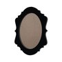 Moldura Provençal Colorida Oval em MDF 6mm Para Quadros Decorativos Com Fundo MDF
