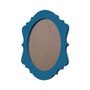 Moldura Provençal Colorida Oval em MDF 6mm Para Quadros Decorativos Com Fundo MDF