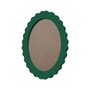 Moldura Provençal Colorida Oval em MDF 6mm Para Quadros Decorativos Com Fundo MDF