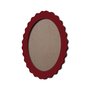 Moldura Provençal Colorida Oval em MDF 6mm Para Quadros Decorativos Com Fundo MDF