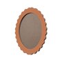 Moldura Provençal Colorida Oval em MDF 6mm Para Quadros Decorativos Com Fundo MDF