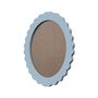 Moldura Provençal Colorida Oval em MDF 6mm Para Quadros Decorativos Com Fundo MDF