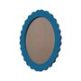 Moldura Provençal Colorida Oval em MDF 6mm Para Quadros Decorativos Com Fundo MDF