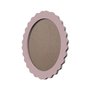 Moldura Provençal Colorida Oval em MDF 6mm Para Quadros Decorativos Com Fundo MDF