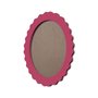 Moldura Provençal Colorida Oval em MDF 6mm Para Quadros Decorativos Com Fundo MDF