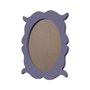 Moldura Provençal Colorida Oval em MDF 6mm Para Quadros Decorativos Com Fundo MDF