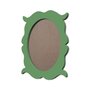 Moldura Provençal Colorida Oval em MDF 6mm Para Quadros Decorativos Com Fundo MDF