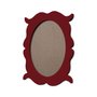 Moldura Provençal Colorida Oval em MDF 6mm Para Quadros Decorativos Com Fundo MDF