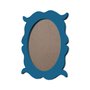 Moldura Provençal Colorida Oval em MDF 6mm Para Quadros Decorativos Com Fundo MDF