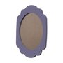 Moldura Provençal Colorida Oval em MDF 6mm Para Quadros Decorativos Com Fundo MDF