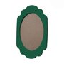 Moldura Provençal Colorida Oval em MDF 6mm Para Quadros Decorativos Com Fundo MDF