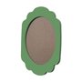 Moldura Provençal Colorida Oval em MDF 6mm Para Quadros Decorativos Com Fundo MDF