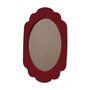 Moldura Provençal Colorida Oval em MDF 6mm Para Quadros Decorativos Com Fundo MDF