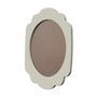 Moldura Provençal Colorida Oval em MDF 6mm Para Quadros Decorativos Com Fundo MDF