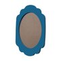 Moldura Provençal Colorida Oval em MDF 6mm Para Quadros Decorativos Com Fundo MDF