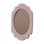 Moldura Provençal Colorida Oval em MDF 6mm Para Quadros Decorativos Com Fundo MDF