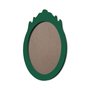 Moldura Provençal Colorida Oval em MDF 6mm Para Quadros Decorativos Com Fundo MDF