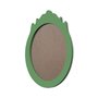 Moldura Provençal Colorida Oval em MDF 6mm Para Quadros Decorativos Com Fundo MDF