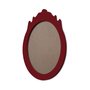 Moldura Provençal Colorida Oval em MDF 6mm Para Quadros Decorativos Com Fundo MDF