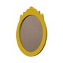 Moldura Provençal Colorida Oval em MDF 6mm Para Quadros Decorativos Com Fundo MDF