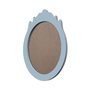 Moldura Provençal Colorida Oval em MDF 6mm Para Quadros Decorativos Com Fundo MDF