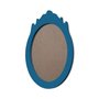 Moldura Provençal Colorida Oval em MDF 6mm Para Quadros Decorativos Com Fundo MDF