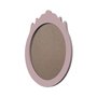 Moldura Provençal Colorida Oval em MDF 6mm Para Quadros Decorativos Com Fundo MDF