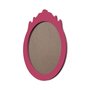 Moldura Provençal Colorida Oval em MDF 6mm Para Quadros Decorativos Com Fundo MDF