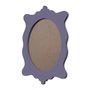 Moldura Provençal Colorida Oval em MDF 6mm Para Quadros Decorativos Com Fundo MDF