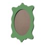 Moldura Provençal Colorida Oval em MDF 6mm Para Quadros Decorativos Com Fundo MDF